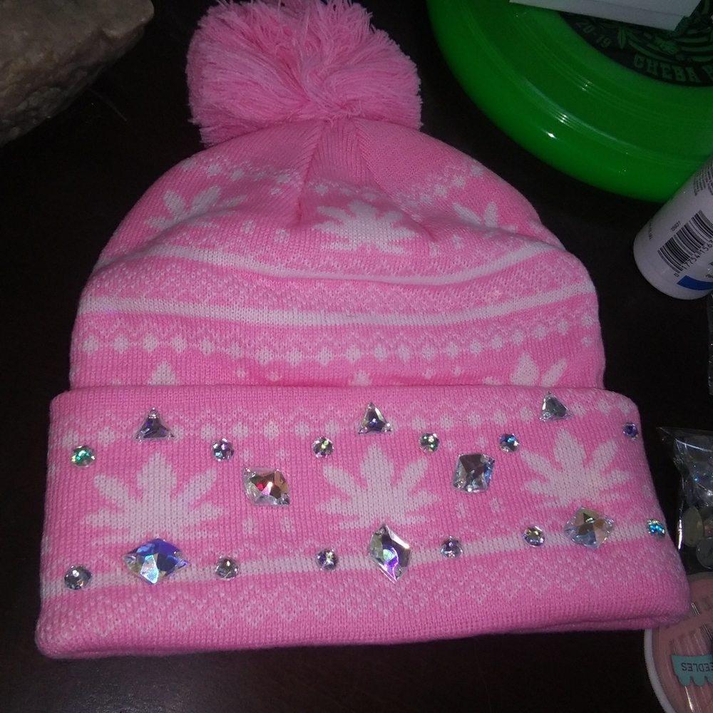 Spaced Out Bling Mary Jane Beanie